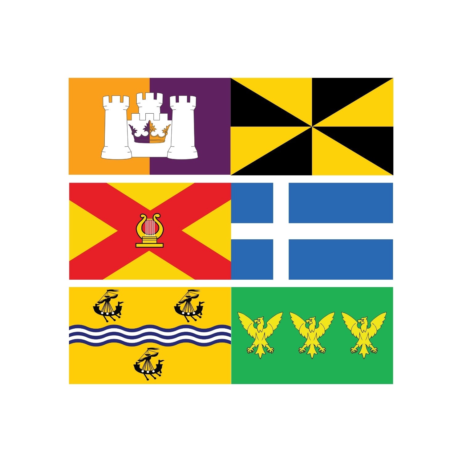 Scottish County Flags